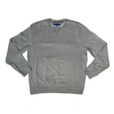 Vintage Y2K Tommy Hilfiger grey muted minimal sweater size XL